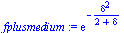 exp(`+`(`-`(`/`(`*`(`^`(delta, 2)), `*`(`+`(2, delta))))))