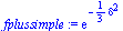 exp(`+`(`-`(`*`(`/`(1, 3), `*`(`^`(delta, 2))))))